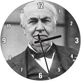 Cakatablo Thomas Edison Papyon Takım Elbise Duvar Saati