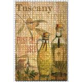 Cakatablo Tuscan Zeytin Yağı Görseli 1000 Parça Puzzle Yapboz MDF Ahşap