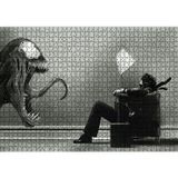 Cakatablo Venom ve Koltukta Oturan Adam 1000 Parça Puzzle Yapboz MDF Ahşap