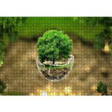 Cakatablo Volkanlar Harika Dünya Cam Kasede Ağaç Görseli 1000 Parça Puzzle Yapboz MDF Ahşap