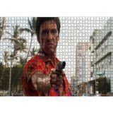 Cakatablo Yaralı Yüz Kan Revan İçinde 1000 Parça Puzzle Yapboz MDF Ahşap