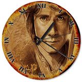 Cakatablo Yüzüklerin Efendisi Bilbo Baggins Analog Duvar Saati