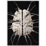 Cakatablo Zihin Beyin Kontrol Figürü Görseli 1000 Parça Puzzle Yapboz MDF Ahşap