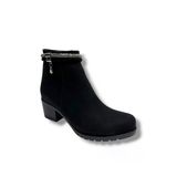 Cakgo 701-26 Yağlı Deri Trend Fashion Taşlı Tokalı Fermuarlı Topuklu Kadın Bot