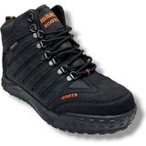 Cakgo Dakırs 116-26 Deri Outdoor Kürklü Fermuarlı Erkek Bot - Siyah