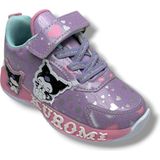 Cakgo Kuromi 725-26 Simli Parlak Deri Anatomik Kız Çocuk Sneaker Lila Pembe 26-30