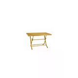 Cakha Katlanır Plastik Masa Teak 70X120 Cm Metal Ayak