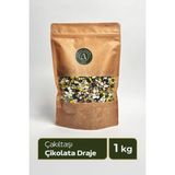Çakıltaşı Çikolata Draje - Gerçek Çikolata Dolgulu Renkli Eğlence 1kg - 1 kg