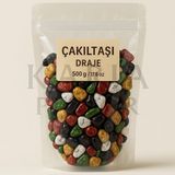 Çakıltaşı Draje Çikolata 500 G | Renkli Taş Görünümlü Çikolata - 500 gr