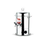 çakır çelik Elektrikli Semaver Metal Musluk 80 Bardak