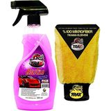 Çakır Grup Hızlı Cila ve Uygulama Yıkama Eldiveni %100 Fiber Bez 2'li Set 500ML Cila Eldiven