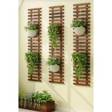 Çakır Home Ahşap Saksı Askısı Çiçeklik Dekoratif Duvar Süsü