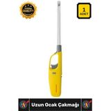 #Çakmak Gazlı Doldurulabilir Güvenli Ergonomik Pratik Ateşleyici Kalite Şık Ocak Mutfak Çakmağı Uzun
