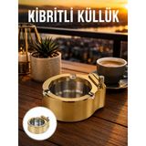Çakmaklı Küllük Paslanmaz Metal Dayanıklı Tasarım Yeni Nesil