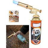 Çakmaklı Metal Pürmüz Kafası Kamp Gazı Seti Piknik Kamp Mangal Mutfak Için 400ML Gaz ve Başlık