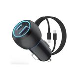 Çakmaklık Tipi Araç Şarj Aleti, USB ve Type-C Girişli Set, 38W