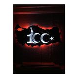 Çakra 100.Yıl Özel Atatürk Türkiye Haritası Led Işıklı Ahşap Tablo (84X42Cm)