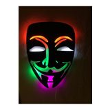 Çakra 3D Maske Led Işıklı Ahşap Tablo 50X35Cm