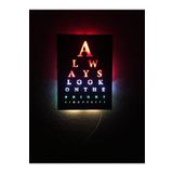Çakra Always Look Led Işıklı Tablo Ahşap 50X35Cm