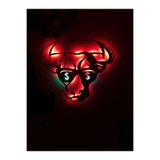 Çakra Boğa Led Işıklı Tablo Ahşap 60X45Cm