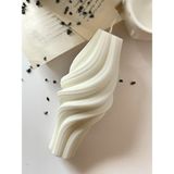 Çakra Büyük Spiral Model Kokulu Vegan Soya Mum - Sandal
