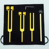 Çakra Diyapozon Tuning Fork 3 Parçalı Set Meditasyon Ve Enerji Çalışmalarına Uyumlu Müzikal Diyapazon Çatal Seti