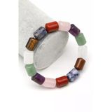 Çakra Doğal Taş Bileklik 10 X 14 Mm Özel Kesim - Blk-2441
