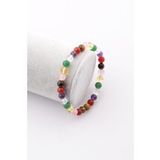 Çakra Doğal Taş Bileklik 6 mm Küre Kesim