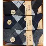 Caks Erkek Lambswool Yün Çorap 12 Adet - Çok Renkli - 41 - 44
