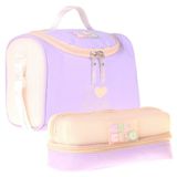 CalaCilo K-Pop Lilac Kız Çocuk Lila Renk Beslenme Çantası ve Kalemlik Seti - SETCC-C4105