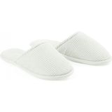 Calamus Bej Unisex Havlu Terlik - Beyaz - Standart