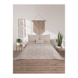 Calantha Home Collection Chester 4 Parça Çift Kişilik Yatak Örtüsü Seti Kahverengi 240 X 260 Cm, Kahverengi, 240 X 260 Cm