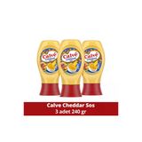 Calce Cheddar Sos 240 Gr X 3 Adet