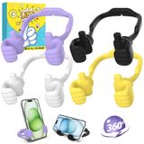 CALDEVER Cep Telefonu Standı Çorap Gençler için Doldurucular Erkek Kız Erkek Kadın Ayarlanabilir Başparmak Yukarı Tembel iPhone Tutucu El Masası için Komik Noel Doğum Günü Fikri Hediyeler Erkekler Genç Karısı