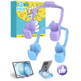 CALDEVER Tablet Standı iPad için Masa Standı: 2 Paket Okula Dönüş Malzemeleri Çocuklar için Hediyeler Genç Kız Erkek Cep Telefonu Tutacağı Başparmak Yukarı Tembel Telefon Standı iPhone iPad Aksesuarları Doğum
