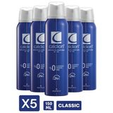 Caldion Ferah Erkek Deodorant Spreyi 150 ml - 5'li Paket