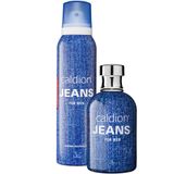 Caldion Jeans Men EDT 100 ml Deodorant 150 ml Erkek Parfüm