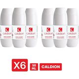Caldion Kadın Roll-On Deodorant 50 ml x 6'lı Paket – Ferahlatıcı Çiçek Kokusu, Gün Boyu Kalıcı Koruma