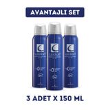 Caldion Men Deodorant 150ml x3 Adet