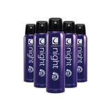 Caldion Night Erkek Deodorant, 150 ml, 5'li Set