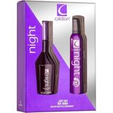 Caldion Night Erkek Parfümü Edt 100 ml + Deodorant Sprey 150 ml Hediyelik Seti Şık Tasarım