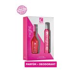 Caldion Night Kadın Parfüm Seti Edt 100 Ml Ve Deodorant 150 Ml