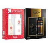 Caldion Parfüm Seti Kadın 100ML Classic & Jagler Erkek 90ML Classic + Deodorant (Karma 2 Li Set)