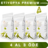 Caldis® Aroma Ababa™ 250 gr 4'lü Set Etiyopya Yöresel Çekirdek Filtre Kahve - 4 Adet
