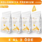 Caldis® Medellin Mist™ 250 gr 4'lü Set Kolombiya Yöresel Öğütülmüş Filtre Kahve - 4 Adet