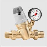 Caleffi 535090 - DN50 Basınç Düşürücü Vana, Basınç Ayar Göstergeli, Manometre Bağ. PN25, 40°c