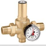 Caleffi 536070 - Caleffı - DN32 Basınç Düşürücü Vana, Manometre Bağ., PN25, 80°c