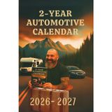 Calendar with Notebook: 2-Year Driver’s Logbook & Travel Planner 2026–2027: Route Tracking, Mileage & Fuel Log, 64 Pages for Notes, Compact 6×9 Format for Motorists and Professional Drivers