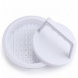 Calessier Hamburger Köfte Kalıbı, Ergonomik Saplı Burger Press, Yuvarlak Köfte Şekillendirici, Et, Tavuk ve Sebze Köftesi İçin Pratik Mutfak Aparatı