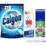 Calgon 750 gr + Omo 10 kg + Ariel 10 kg - 20 kg